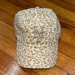 Mets Leopard Print Baseball Cap